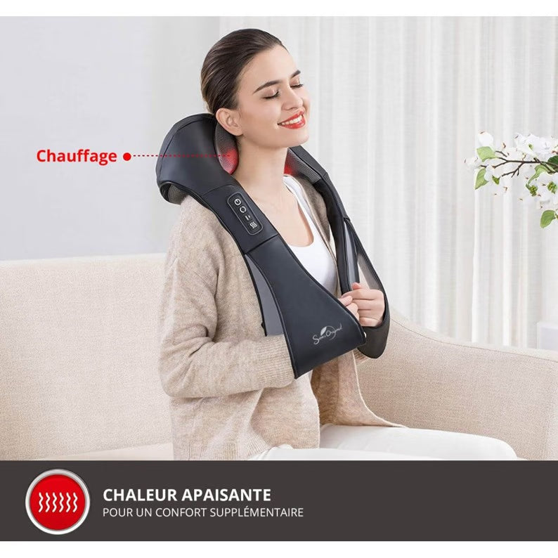 Masseur chauffant nuque