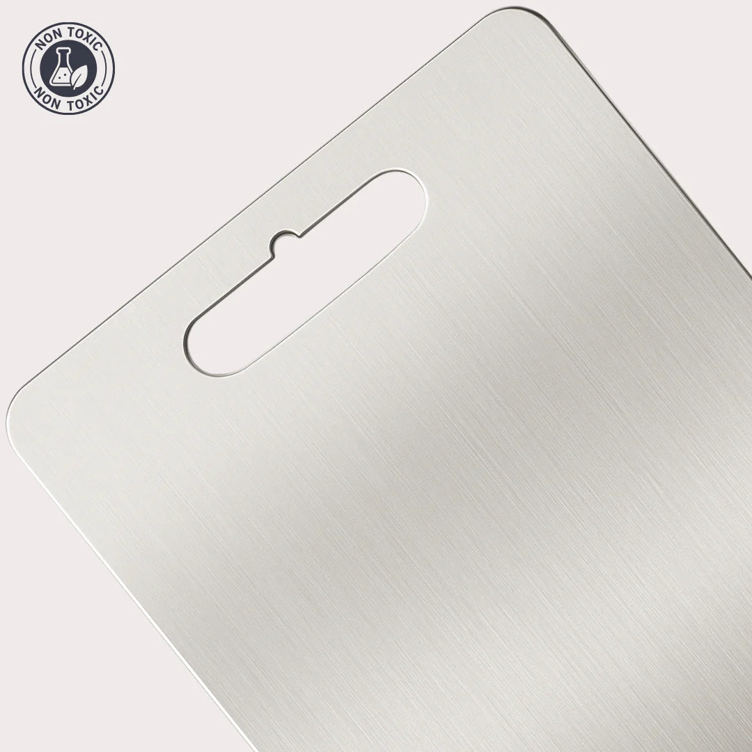 La planche à découper durable en inox
