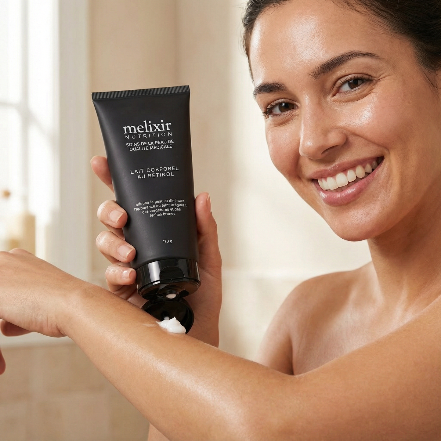 Lait corporel au rétinol
