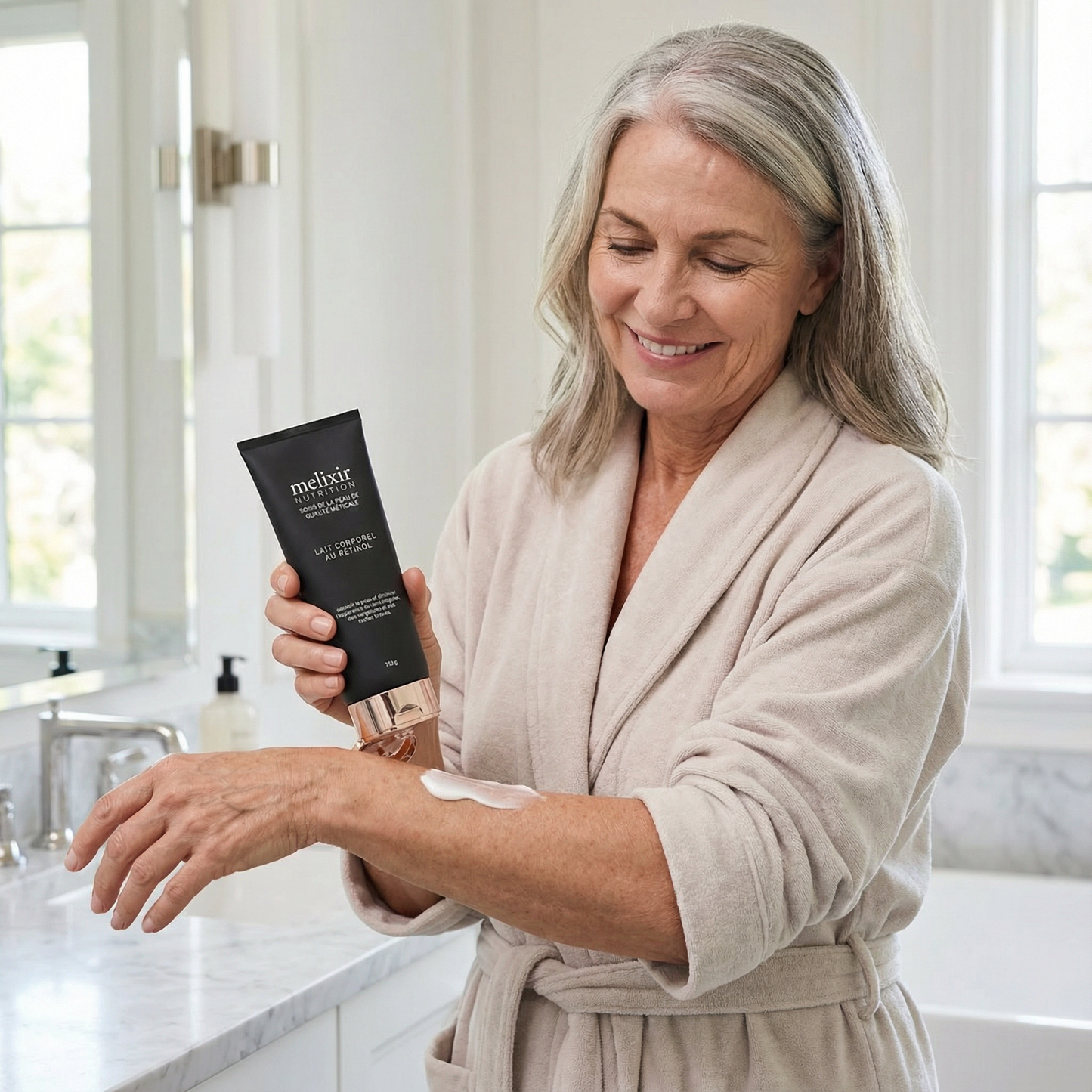 Lait corporel au rétinol