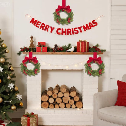 Mini Couronnes de Noël Rustiques