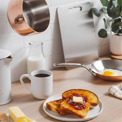 La planche à découper durable en inox