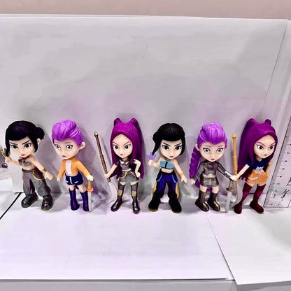 Ensemble de Figurines Witch Hunter – Coffret de 6 Pièces