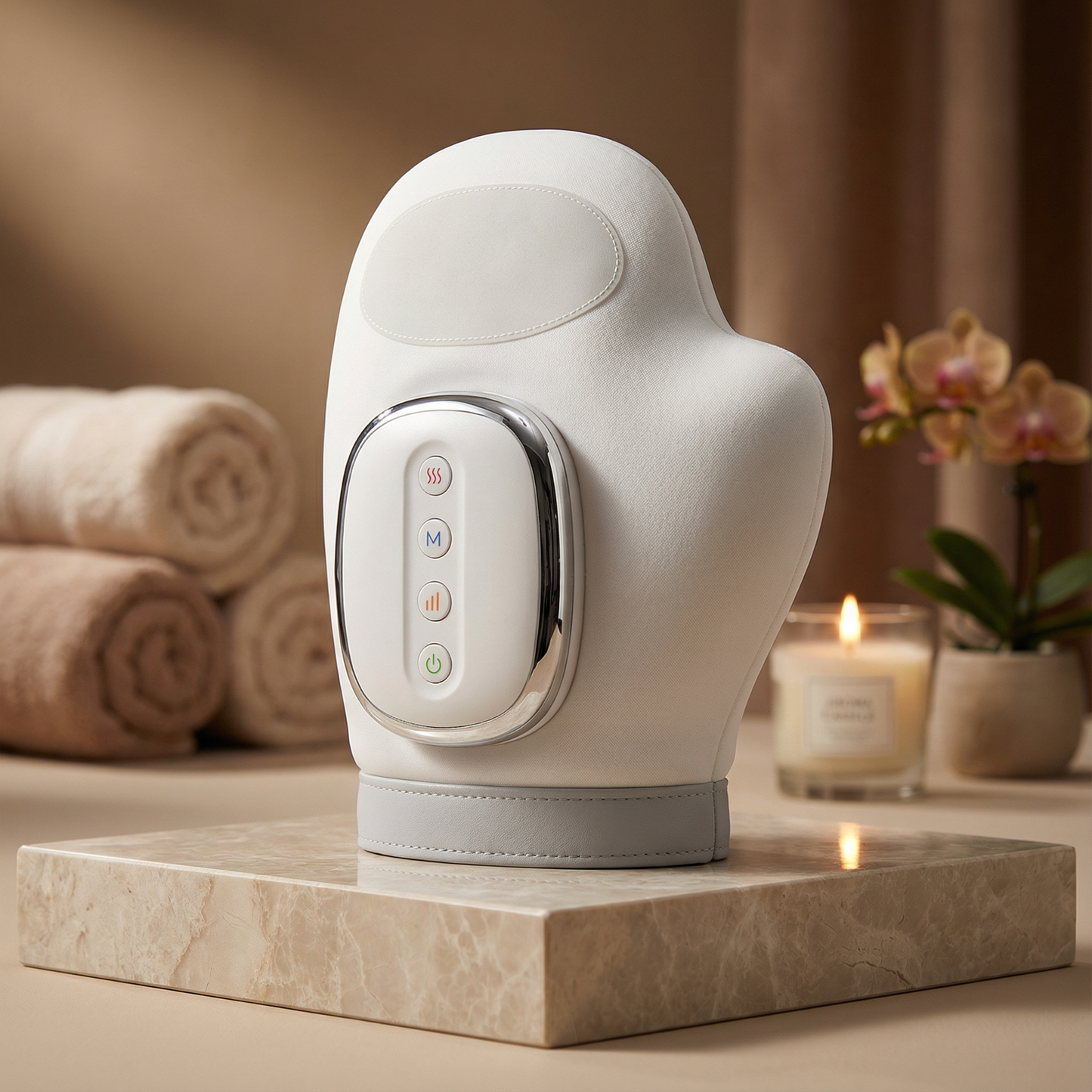 Appareil de massage pour les mains.