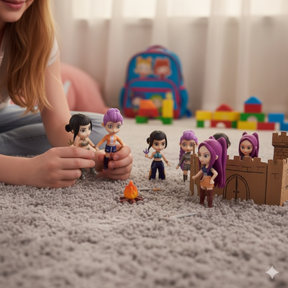 Ensemble de Figurines Witch Hunter – Coffret de 6 Pièces