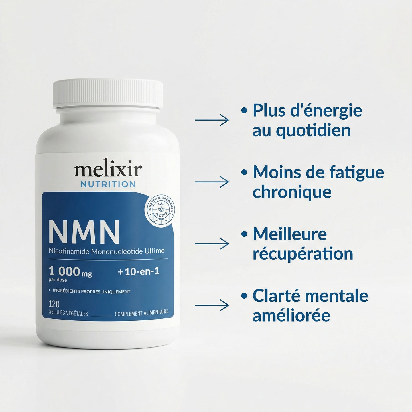 NMN Complexe Longévité Cellulaire 10-en-1