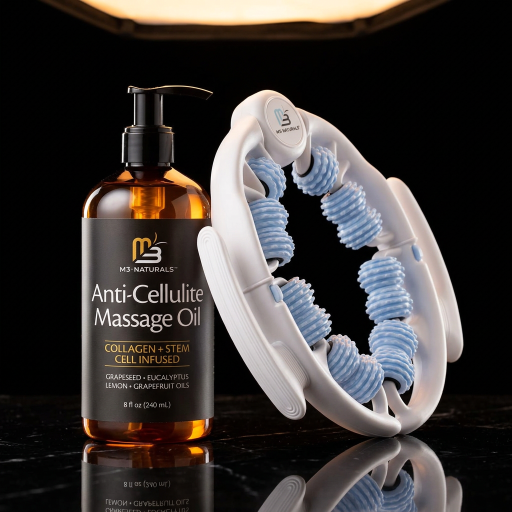 Huile + Roller : Duo anti cellulite