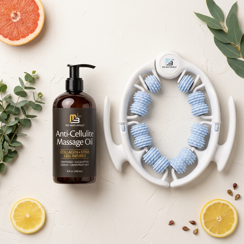 Huile + Roller : Duo anti cellulite